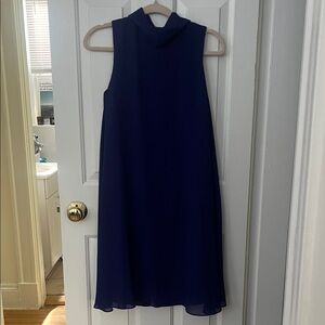 Vince Camuto Navy Blue Sleeveless Dress